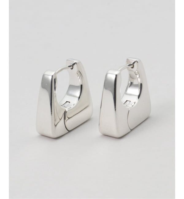 JOURNAL STANDARD「【VALENTINE /ヴァレンタイン】 Square Hoop Earrings」|ピアス|シルバー