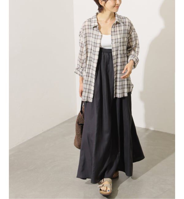 JOURNAL STANDARD relume「《WEB+一部店舗限定予約》［2点セット］リネンミックスタックワンピース+タンク」|ワンピース|