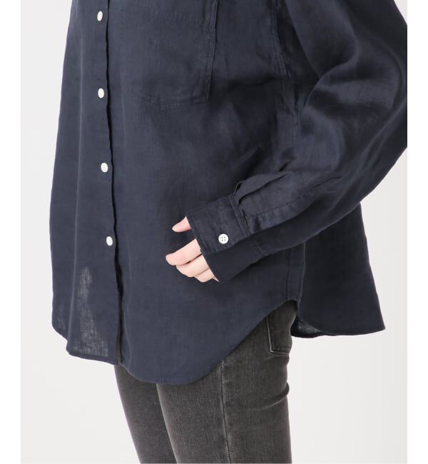 JOURNAL STANDARD relume「《追加予約 / 新色》カラーリネンオーバーサイズシャツ」|シャツ・ブラウス|