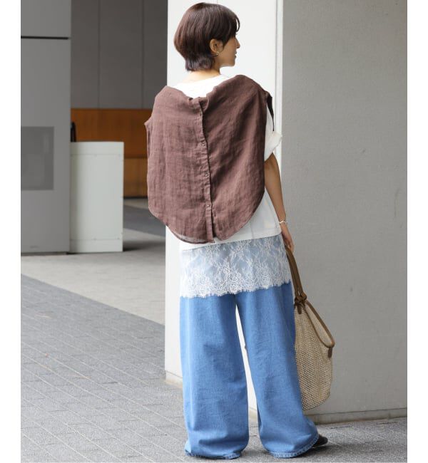 JOURNAL STANDARD relume「《予約》［26SS新作］レースヘムTEE」|Tシャツ・カットソー|