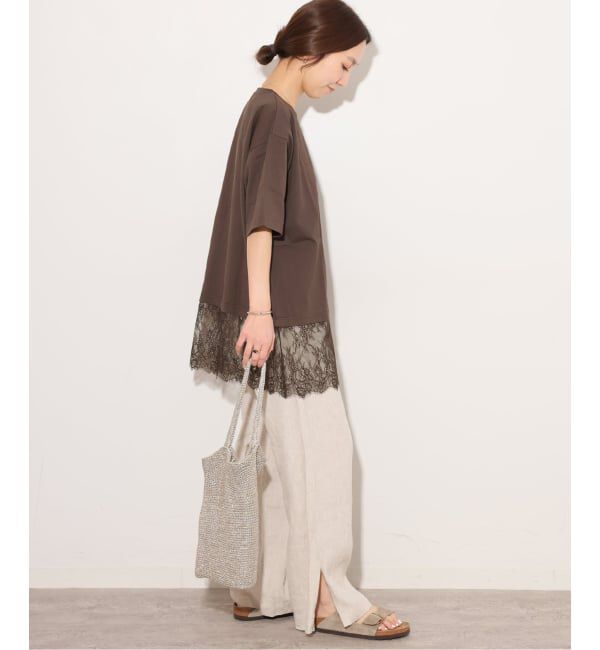 JOURNAL STANDARD relume「《予約》［26SS新作］レースヘムTEE」|Tシャツ・カットソー|