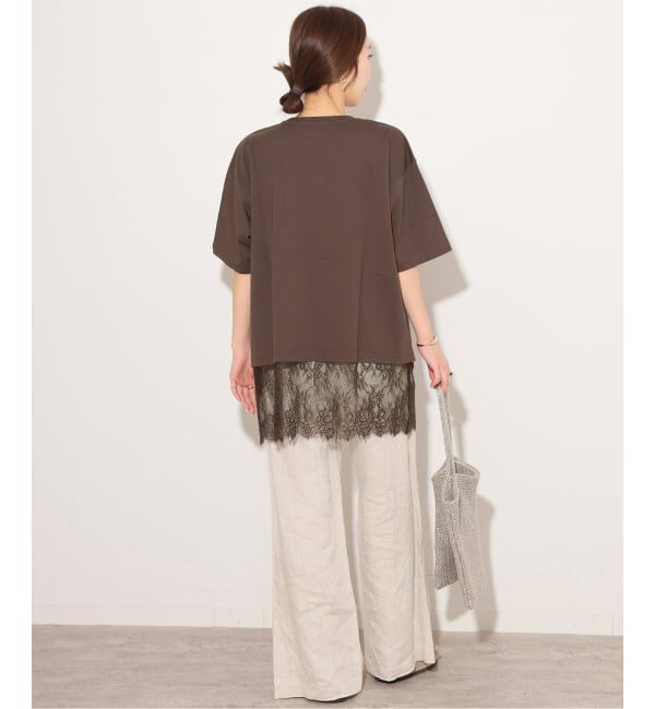 JOURNAL STANDARD relume「《予約》［26SS新作］レースヘムTEE」|Tシャツ・カットソー|