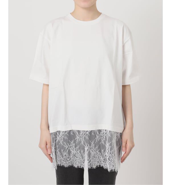 JOURNAL STANDARD relume「《予約》［26SS新作］レースヘムTEE」|Tシャツ・カットソー|