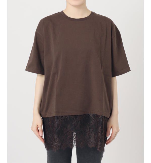 JOURNAL STANDARD relume「《予約》［26SS新作］レースヘムTEE」|Tシャツ・カットソー|