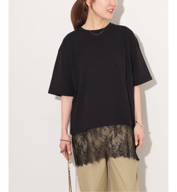 JOURNAL STANDARD relume「《予約》［26SS新作］レースヘムTEE」|Tシャツ・カットソー|