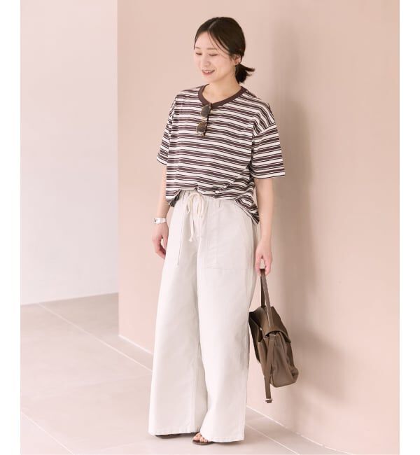 JOURNAL STANDARD「《追加予約》汗ジミ防止ボーダービッグT」|Tシャツ・カットソー|