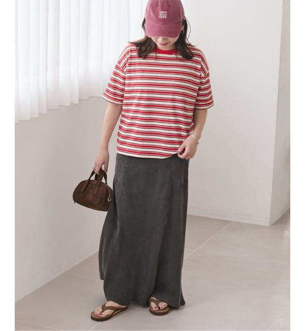 JOURNAL STANDARD「《追加予約》汗ジミ防止ボーダービッグT」|Tシャツ・カットソー|