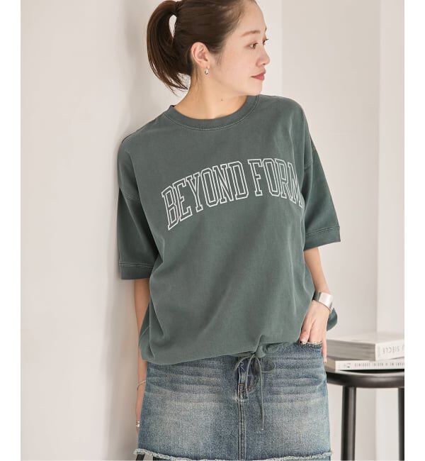 JOURNAL STANDARD「《予約》ピグメントテンジクドロストTEE」|Tシャツ・カットソー|グリーン