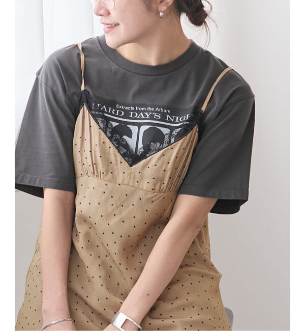 JOURNAL STANDARD「《予約》ドットプリントキャミワンピース」|ワンピース|