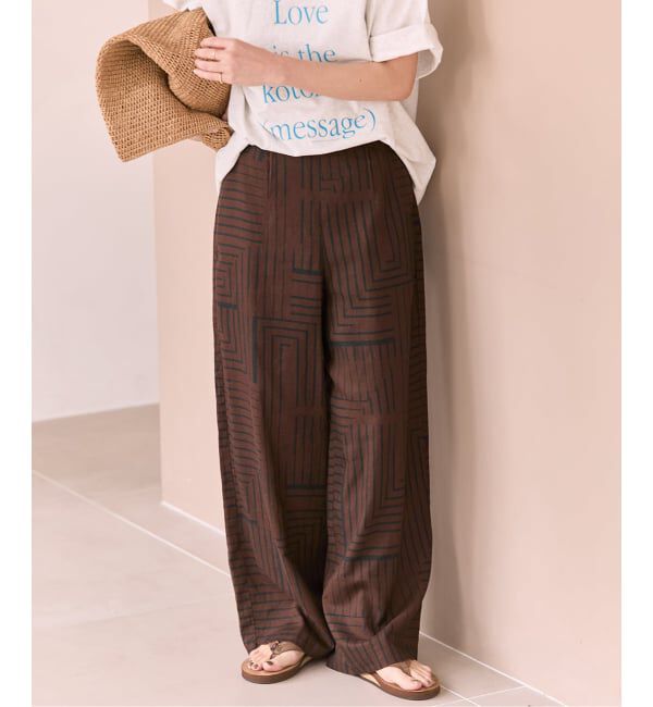 JOURNAL STANDARD「《予約》VISアサキカプリントパンツ」|その他|