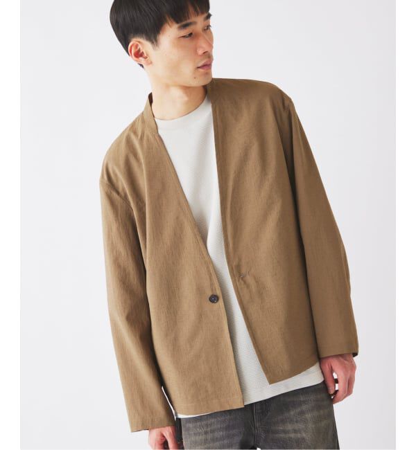 JOURNAL STANDARD relume「《予約》RIRANCHA(R) / リランチェ シアー カーディガンジャケット」|ノーカラージャケット|