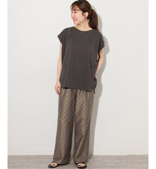 JOURNAL STANDARD relume「《予約》オーガニックコットン汗染み防止タックプルオーバー」|Tシャツ・カットソー|