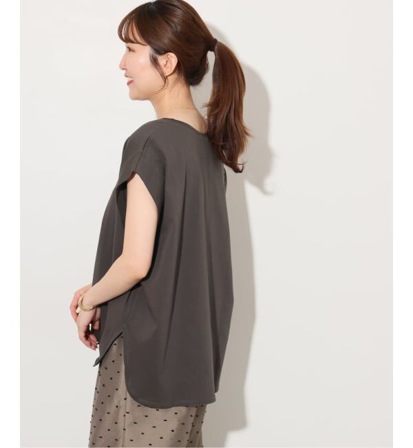 JOURNAL STANDARD relume「《予約》オーガニックコットン汗染み防止タックプルオーバー」|Tシャツ・カットソー|