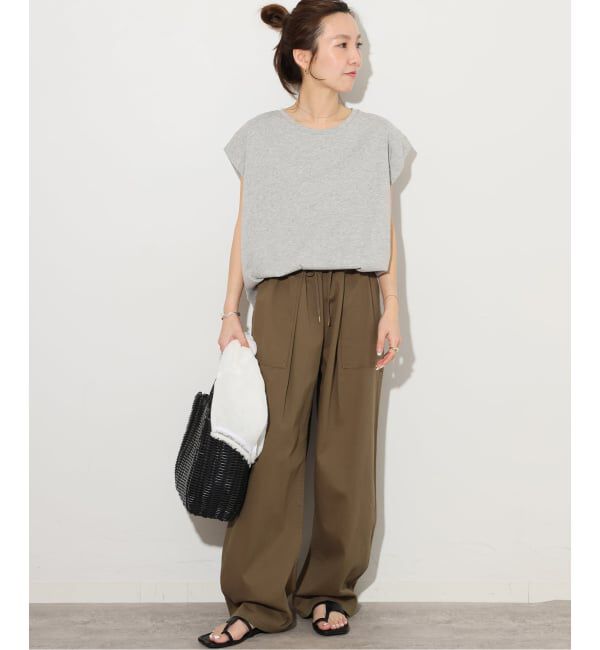 JOURNAL STANDARD relume「《予約》オーガニックコットン汗染み防止タックプルオーバー」|Tシャツ・カットソー|