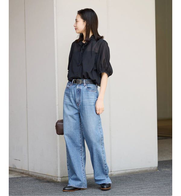 JOURNAL STANDARD「《追加予約》ボイルストライプフリル襟ブラウス」|シャツ・ブラウス|