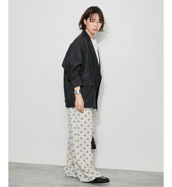 journal standard L'essage「《予約》シアーストライプ/無地ドルマンジャケット」|テーラードジャケット|