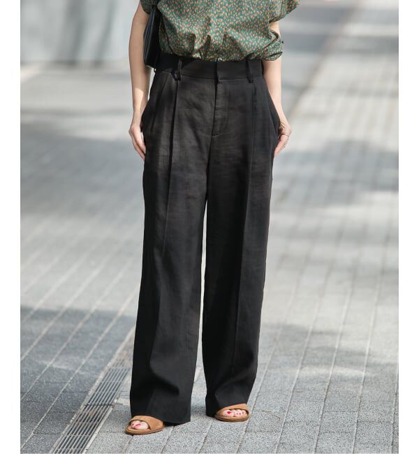 journal standard L'essage「《予約》LINEN 2タックパンツ」|その他|