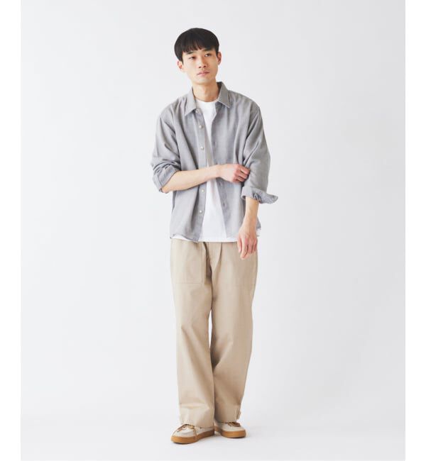 JOURNAL STANDARD relume「《予約》リネンブレンド メランジドビー シャツ」|シャツ・ブラウス|