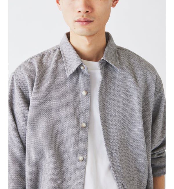 JOURNAL STANDARD relume「《予約》リネンブレンド メランジドビー シャツ」|シャツ・ブラウス|