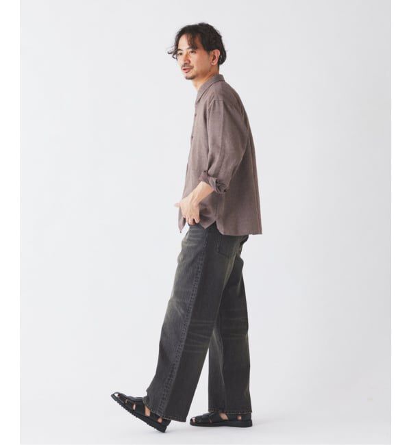 JOURNAL STANDARD relume「《予約》リネンブレンド メランジドビー シャツ」|シャツ・ブラウス|