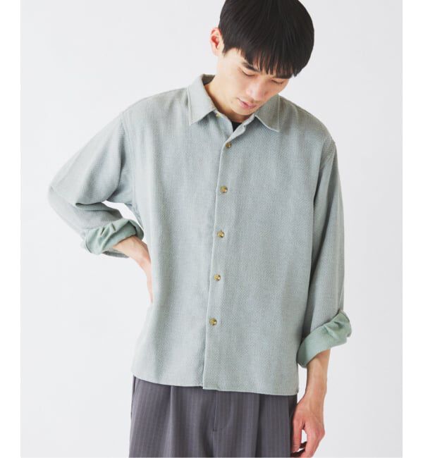 JOURNAL STANDARD relume「《予約》リネンブレンド メランジドビー シャツ」|シャツ・ブラウス|