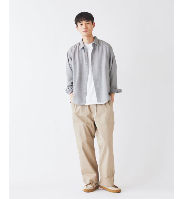 JOURNAL STANDARD relume「《予約》リネンブレンド メランジドビー シャツ」|シャツ・ブラウス|