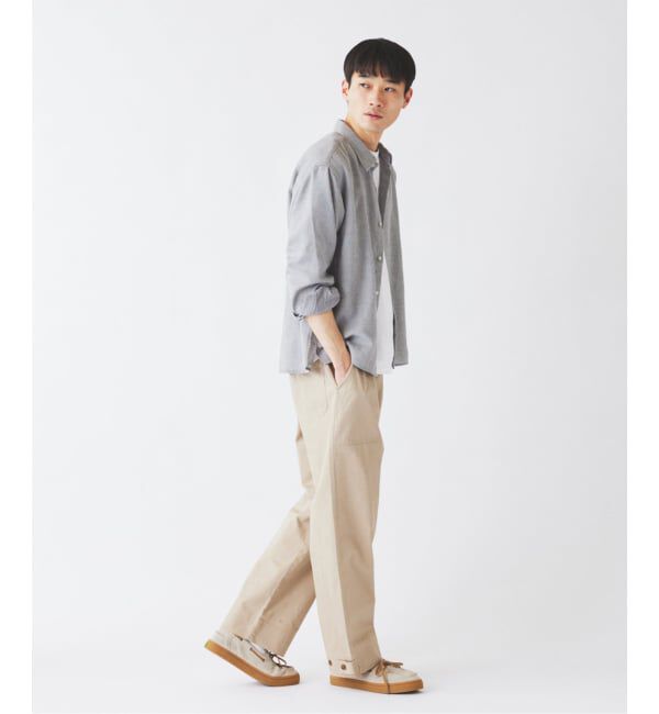 JOURNAL STANDARD relume「《予約》リネンブレンド メランジドビー シャツ」|シャツ・ブラウス|