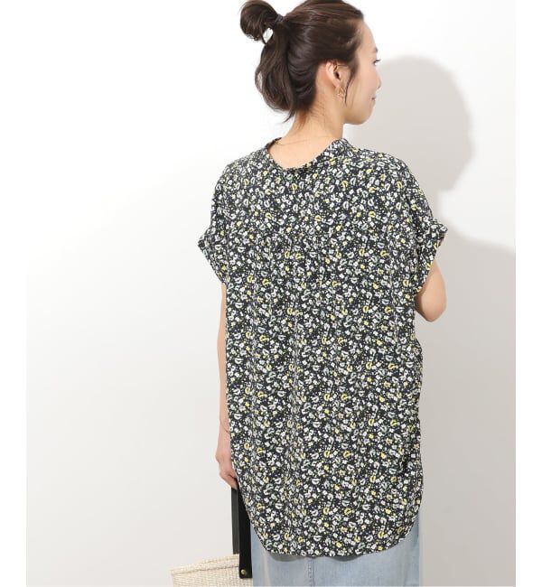 JOURNAL STANDARD relume「《予約》フラワープリントフレンチスリーブブラウス」|シャツ・ブラウス|