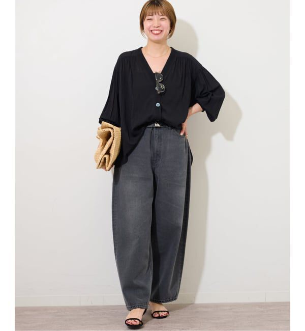 JOURNAL STANDARD relume「《追加予約3》T/R強撚ブラウス」|シャツ・ブラウス|