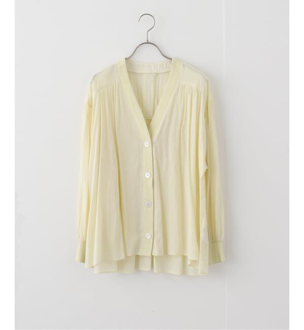 JOURNAL STANDARD relume「《追加予約3》T/R強撚ブラウス」|シャツ・ブラウス|イエロー