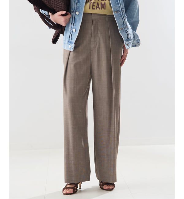 journal standard L'essage「【セットアップ可】MOULI タックパンツ」|スラックス|