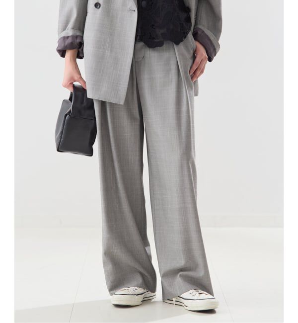 journal standard L'essage「【セットアップ可】MOULI タックパンツ」|スラックス|