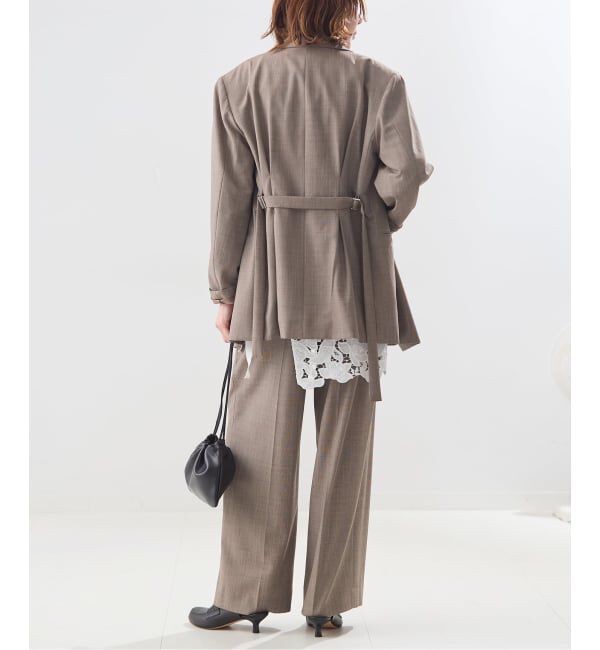 journal standard L'essage「【セットアップ可】MOULI タックパンツ」|スラックス|