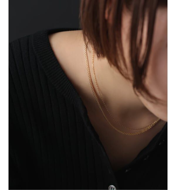 Lilas by Spick&Span「アラキヘイチェーン40cmネックレス K18」|ネックレス|