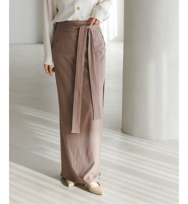 NOBLE「アニヴェンリブラップスカート」|スカート|