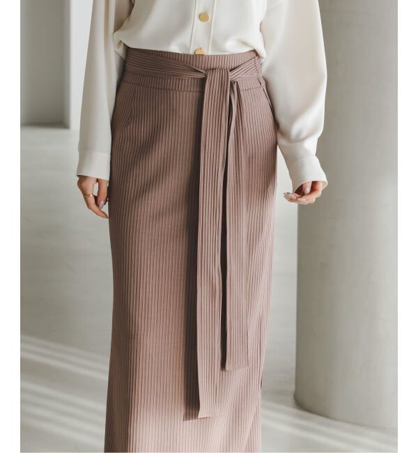 NOBLE「アニヴェンリブラップスカート」|スカート|