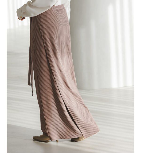 NOBLE「アニヴェンリブラップスカート」|スカート|