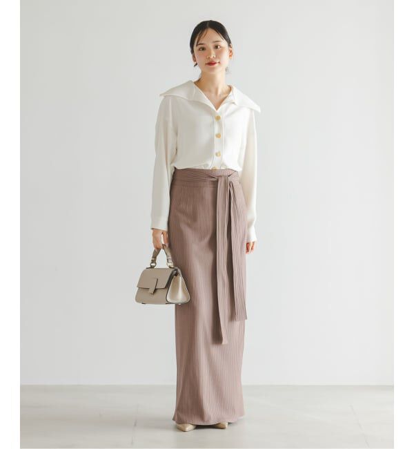 NOBLE「アニヴェンリブラップスカート」|スカート|