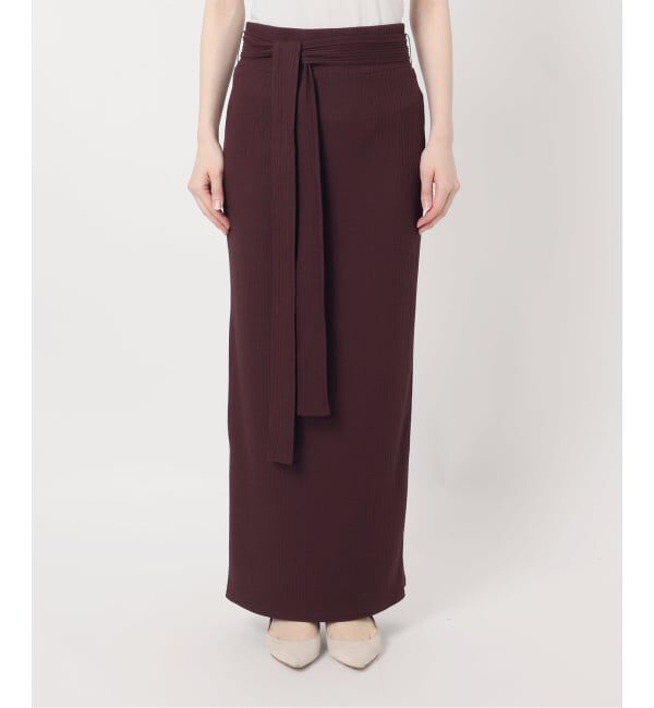 NOBLE「アニヴェンリブラップスカート」|スカート|