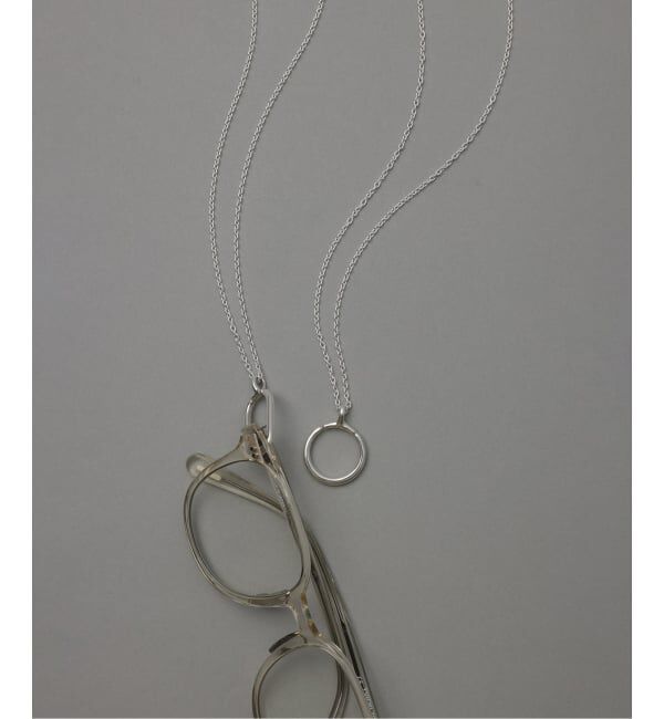 Spick and Span「【SAMH by LILAS】グラスホルダーネックレスラウンド SV」|ネックレス|