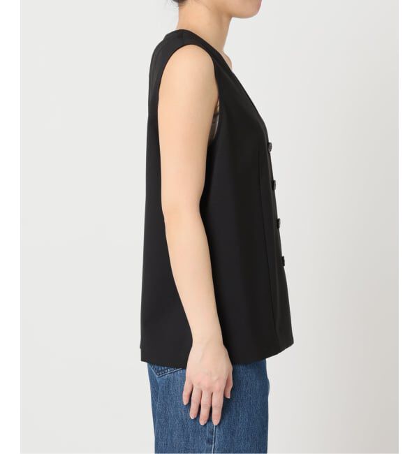 U by SPICK&SPAN「《予約》リネンライクウォッシャブルベスト」|その他|