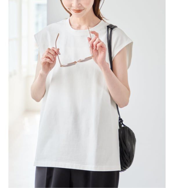 U by SPICK&SPAN「《予約》サイドスリットノースリーブ」|Tシャツ・カットソー|
