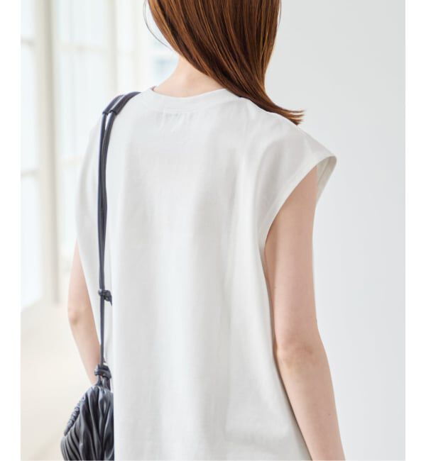 U by SPICK&SPAN「《予約》サイドスリットノースリーブ」|Tシャツ・カットソー|