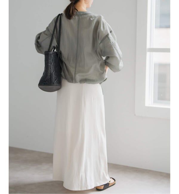 Spick and Span「《WEB限定 / 追加予約》シアーフロントZIPブルゾン」|その他|