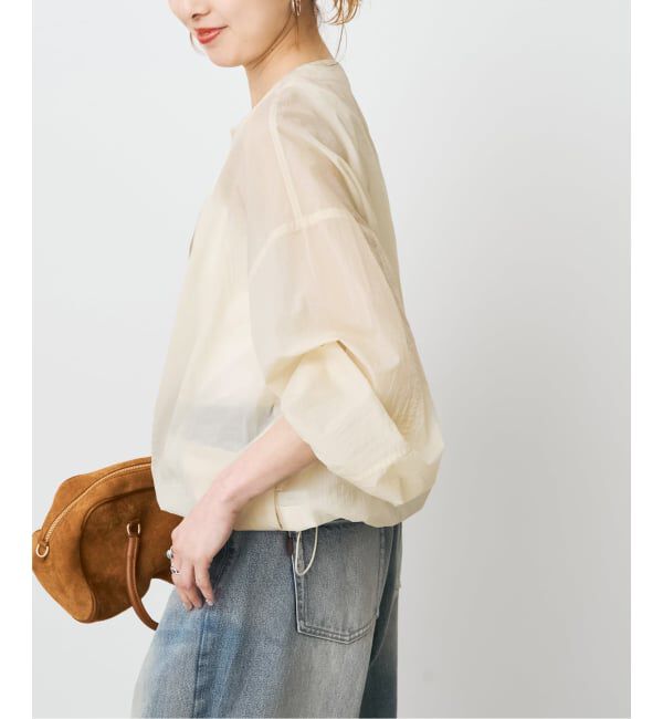 Spick and Span「《WEB限定 / 追加予約》シアーフロントZIPブルゾン」|その他|