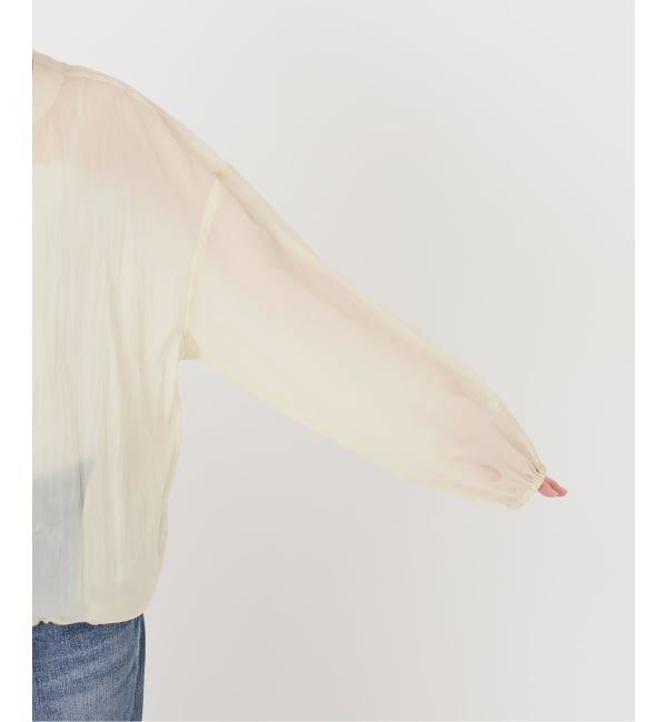 Spick and Span「《WEB限定 / 追加予約》シアーフロントZIPブルゾン」|その他|