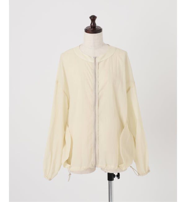 Spick and Span「《WEB限定 / 追加予約》シアーフロントZIPブルゾン」|その他|