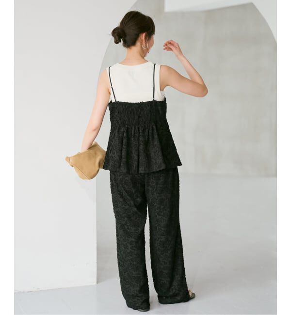 Spick and Span「《一部店舗+WEB限定予約》シアージャガードキャミソール」|キャミソール|