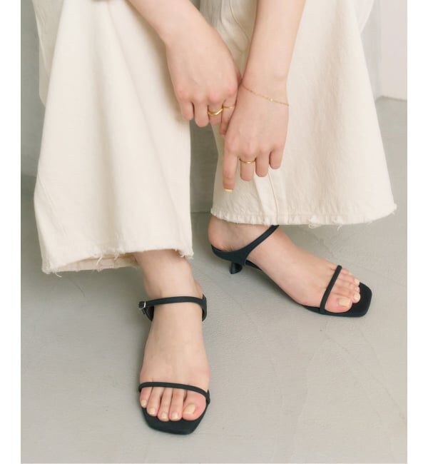  「《予約》3.5cmWストラップサンダル」|サンダル|