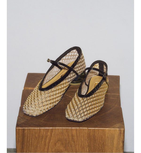 GRISE「《追加予約》GRISEビッグメッシュメリージェーン」|その他|ベージュ